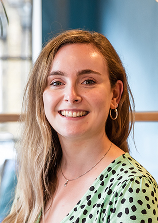 Head shot of Caitlin Goble interior designer at Peldon Rosee